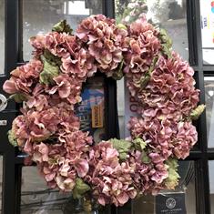 Hydrangea Door Wreath