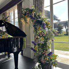 Country Faux Flower Display